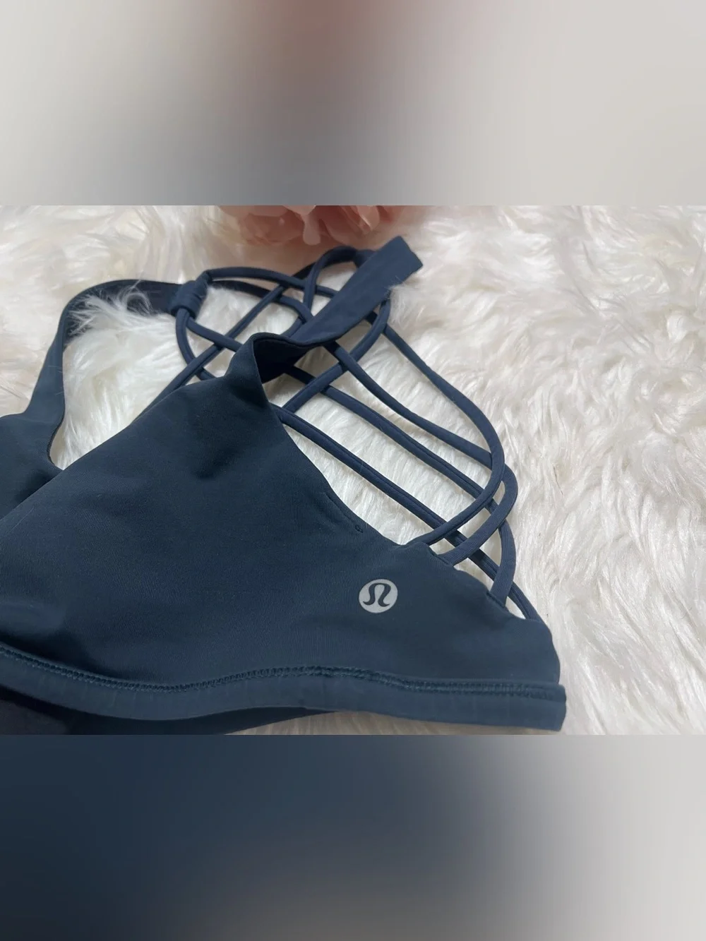 lululemon athletica Black Strappy Back Camisole